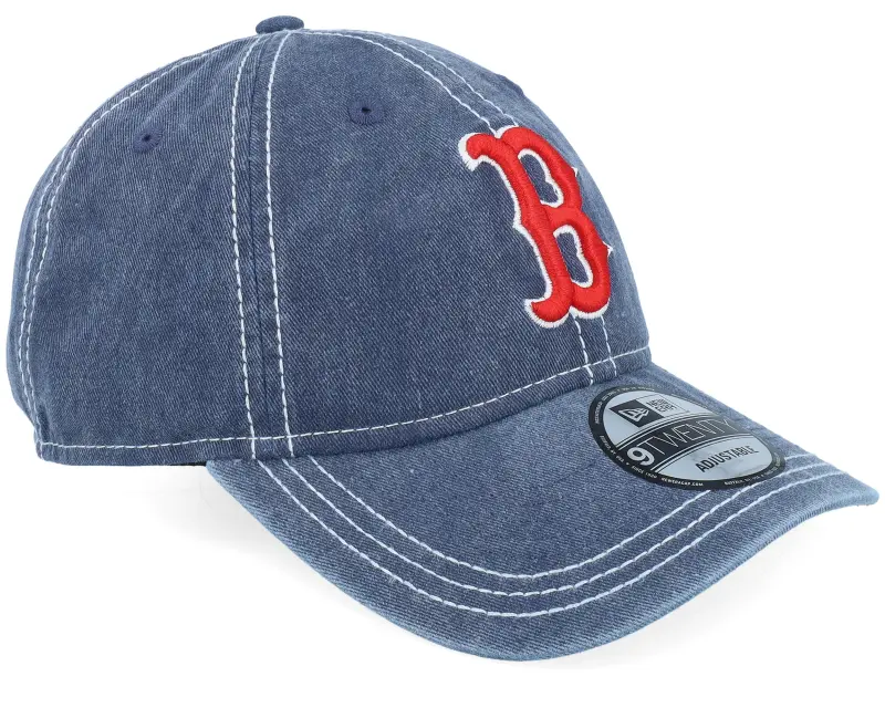 New Era Boston Red Sox Washed Contrast 9TWENTY Navy Dad Cap online