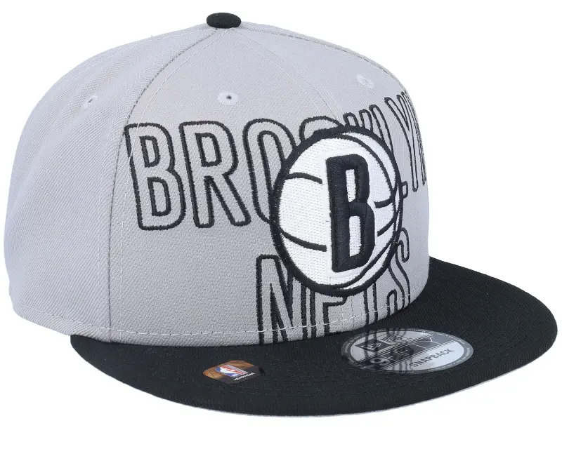 New Era Brooklyn Nets 2023 NBA Draft 9FIFTY Grey/Black Snapback online