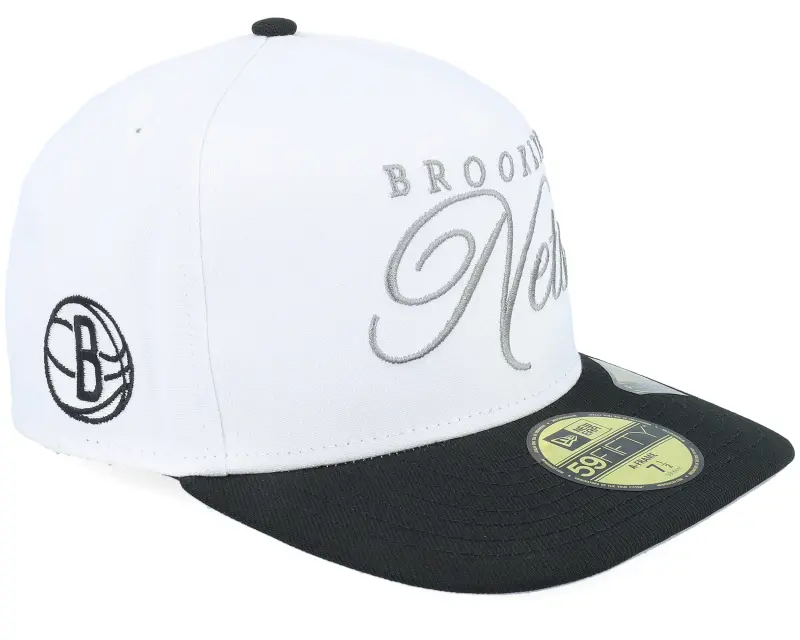 New Era Brooklyn Nets NBA Draft 59FIFTY White/Black A-Frame Fitted online