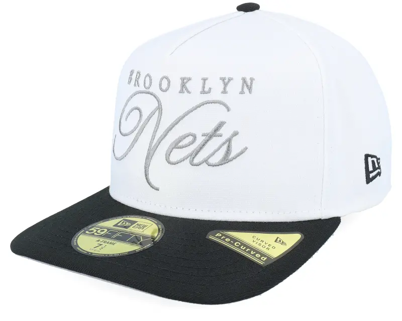 New Era Brooklyn Nets NBA Draft 59FIFTY White/Black A-Frame Fitted online
