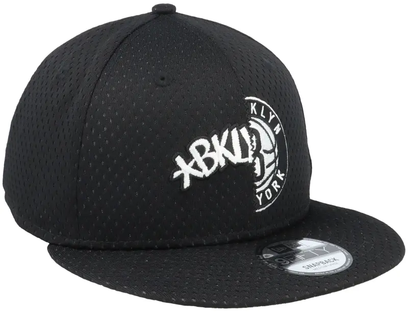 New Era Brooklyn Nets NBA Half Stitch 9FIFTY Black Snapback online