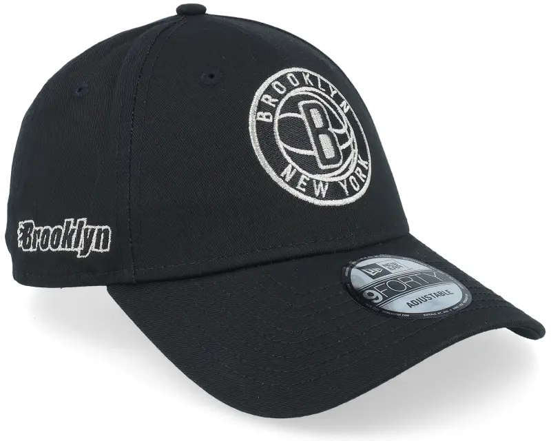 New Era Brooklyn Nets NBA Metallic 9FORTY Black Adjustable online