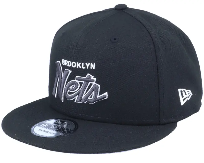 New Era Brooklyn Nets NBA Script Up 9FIFTY Black Snapback online