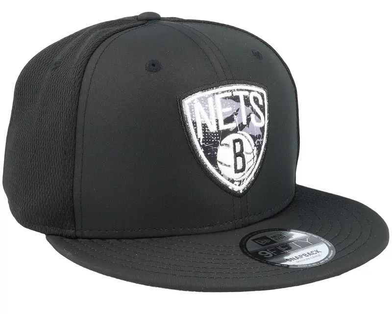 New Era Brooklyn Nets Print Infill 9FIFTY Black Snapback online