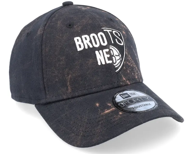 New Era Brooklyn Nets Washed Pack 9FORTY Black Adjustable online