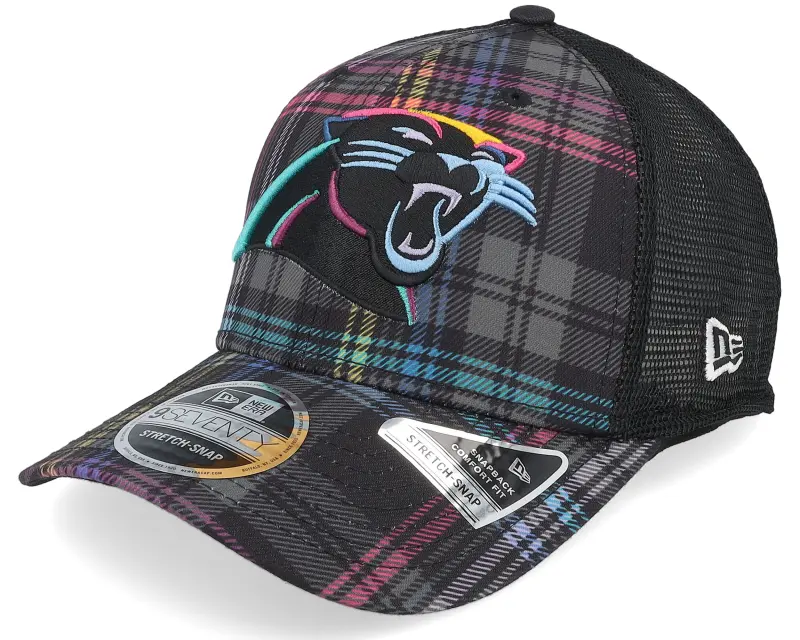 New Era Carolina Panthers NFL24 Crucial Catch 9SEVENTY Tartan Trucker online