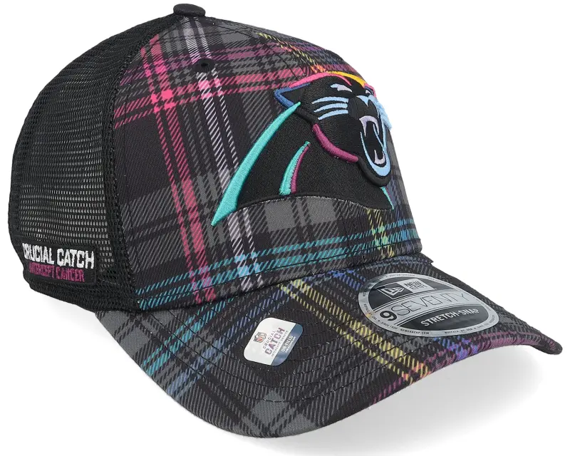 New Era Carolina Panthers NFL24 Crucial Catch 9SEVENTY Tartan Trucker online