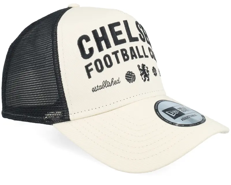 New Era Chelsea Seasonal Light Chrome/Black A-frame Trucker online