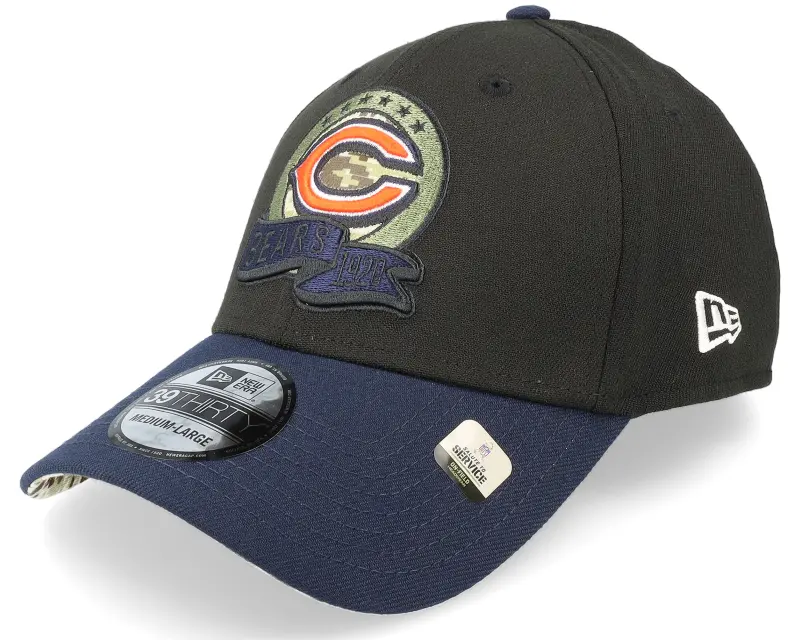 New Era Chicago Bears M 39THIRTY NFL Salute To Service 22 Black/Navy Flexfit online