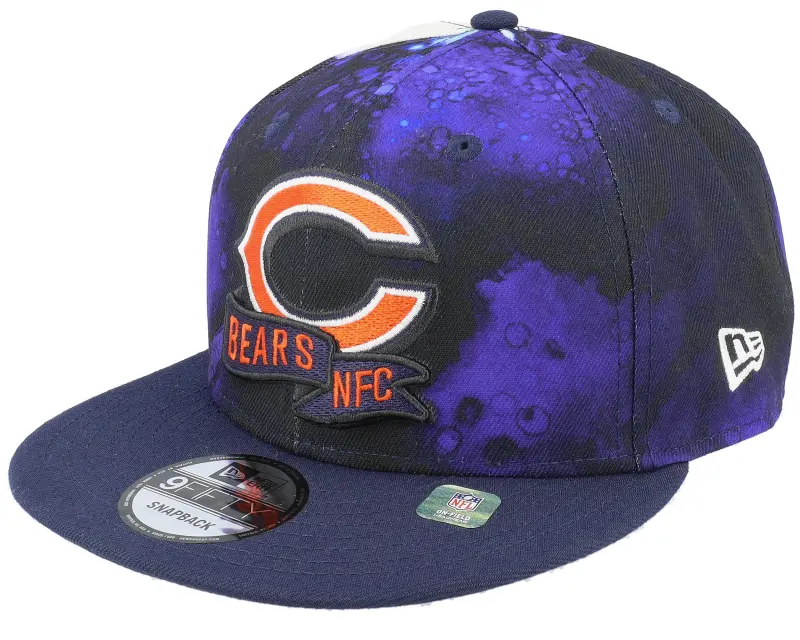 New Era Chicago Bears NFL22 Sideline Ink 9FIFTY Purple Snapback online