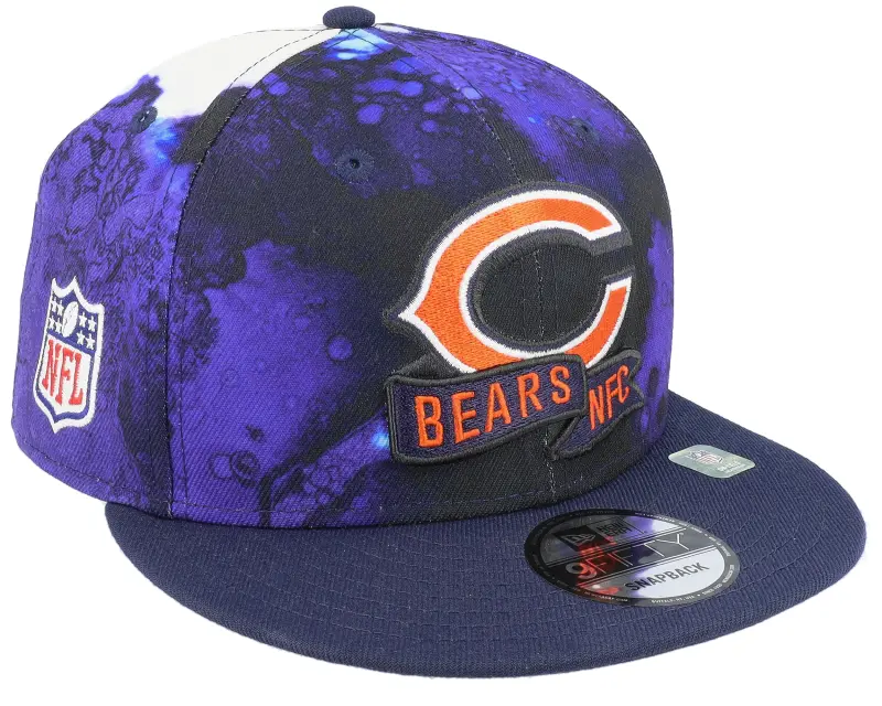 New Era Chicago Bears NFL22 Sideline Ink 9FIFTY Purple Snapback online