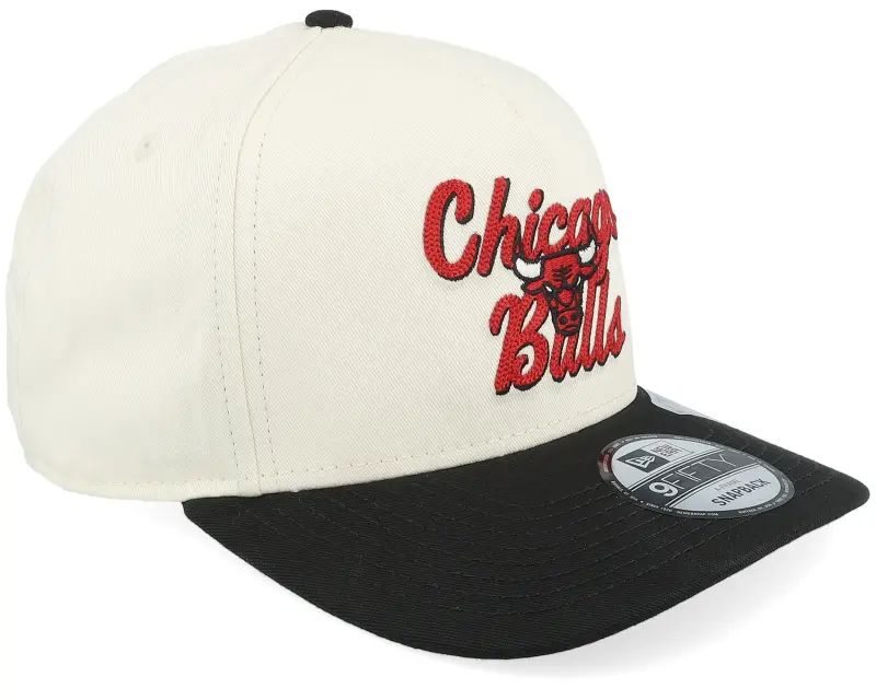 New Era Chicago Bulls 9FIFTY Chainstitch White/Black A-Frame Adjustable online