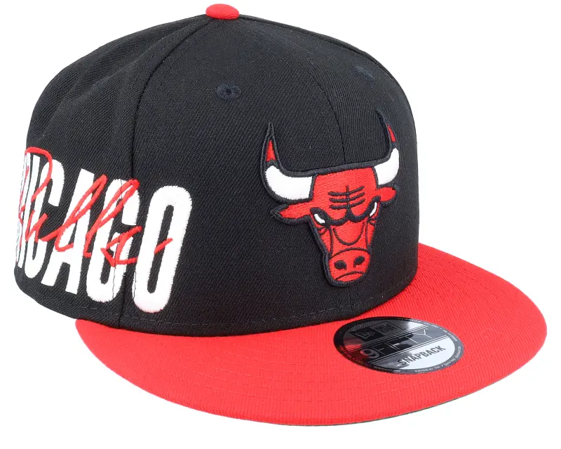 New Era Chicago Bulls 9FIFTY Sidefont Black/Red Snapback online