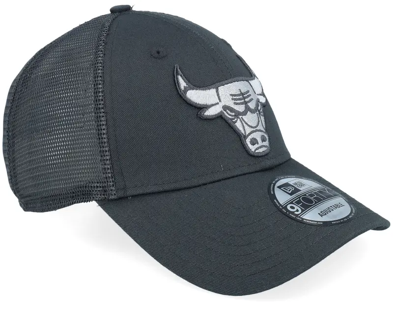 New Era Chicago Bulls 9FORTY Dark Grey Trucker online