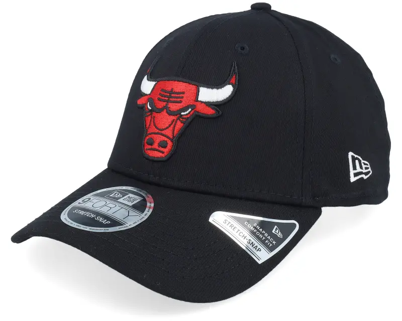 New Era Chicago Bulls 9FORTY Stretch Snap Black/Black Adjustable online