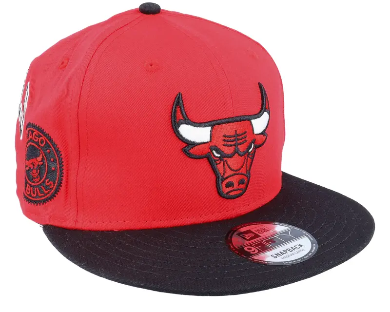New Era Chicago Bulls All Over Patch 9FIFTY Red/Black Snapback online