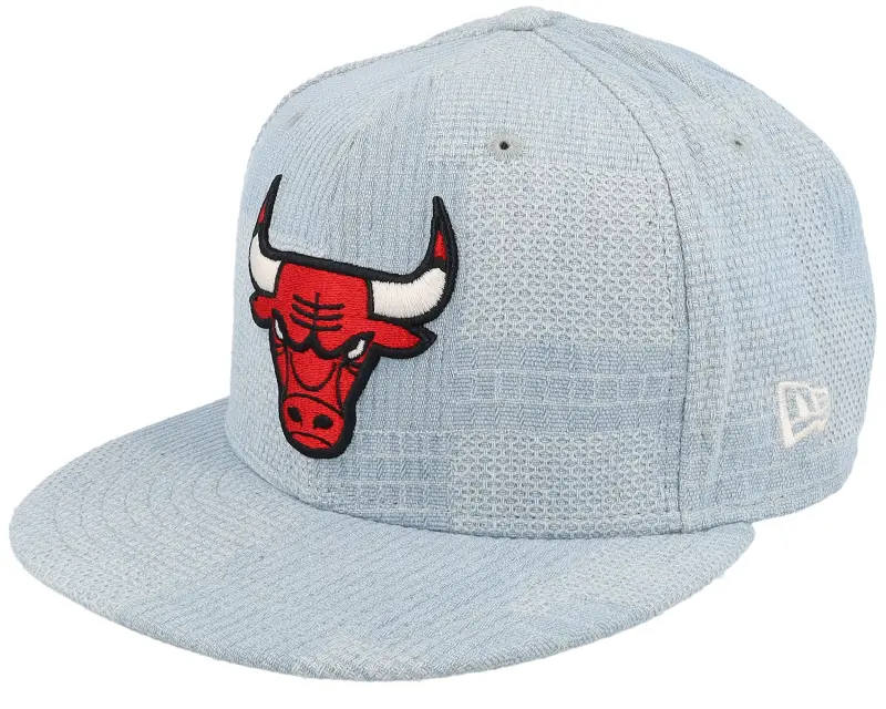 New Era Chicago Bulls Denim Patchwork Sky/White Snapback online