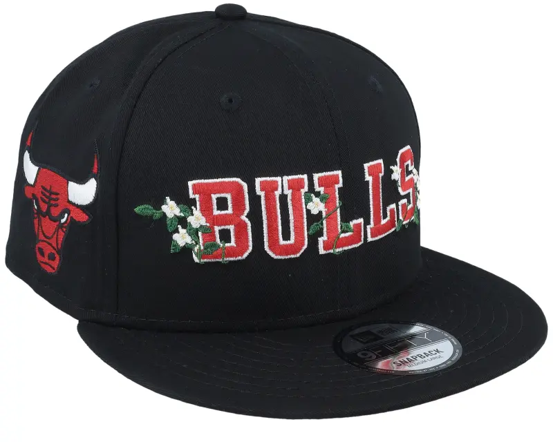 New Era Chicago Bulls Flower Wordmark 9FIFTY Black Snapback online