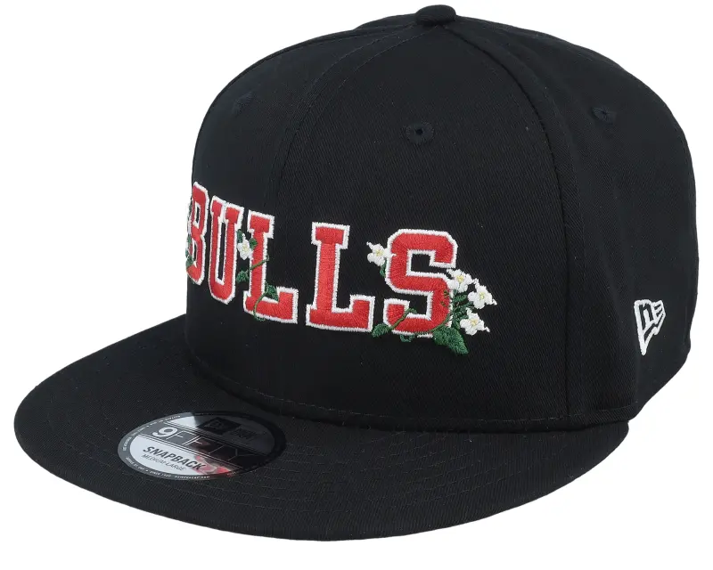 New Era Chicago Bulls Flower Wordmark 9FIFTY Black Snapback online