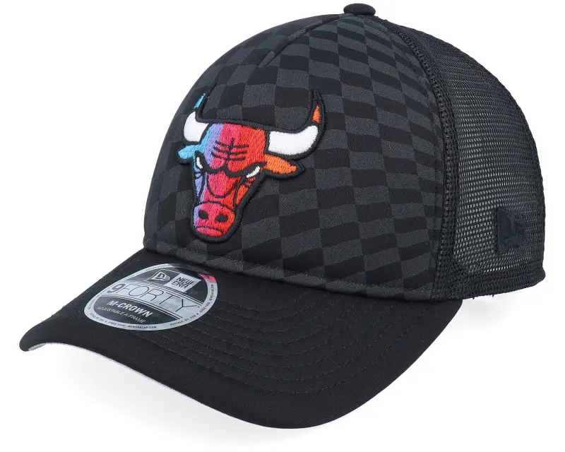 New Era Chicago Bulls Gradient Raceway Black Trucker online