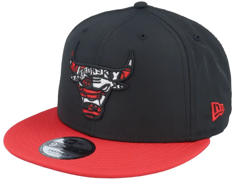 New Era Chicago Bulls Infill 9FIFTY Black/Red Snapback online