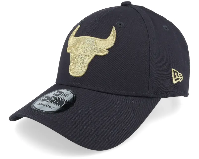 New Era Chicago Bulls Metallic 9FORTY Navy/Gold Adjustable online