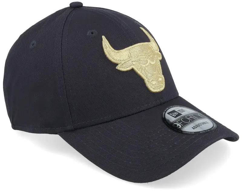 New Era Chicago Bulls Metallic 9FORTY Navy/Gold Adjustable online