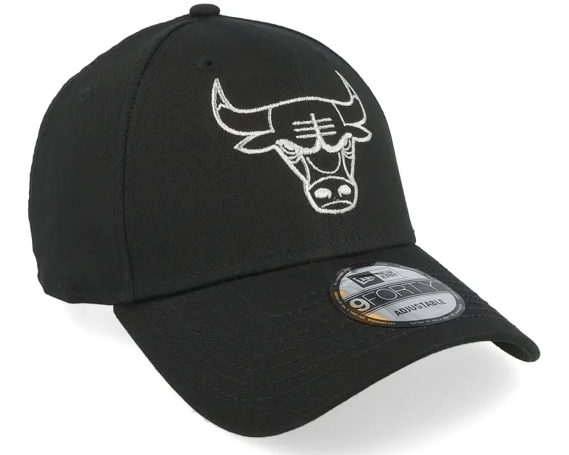 New Era Chicago Bulls Metallic Outline 9FORTY Black/Metallic Adjustable online