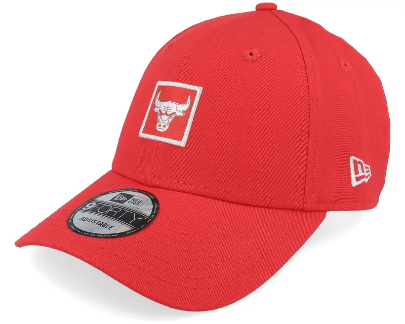 New Era Chicago Bulls Metallic Patch 9FORTY Red Adjustable online