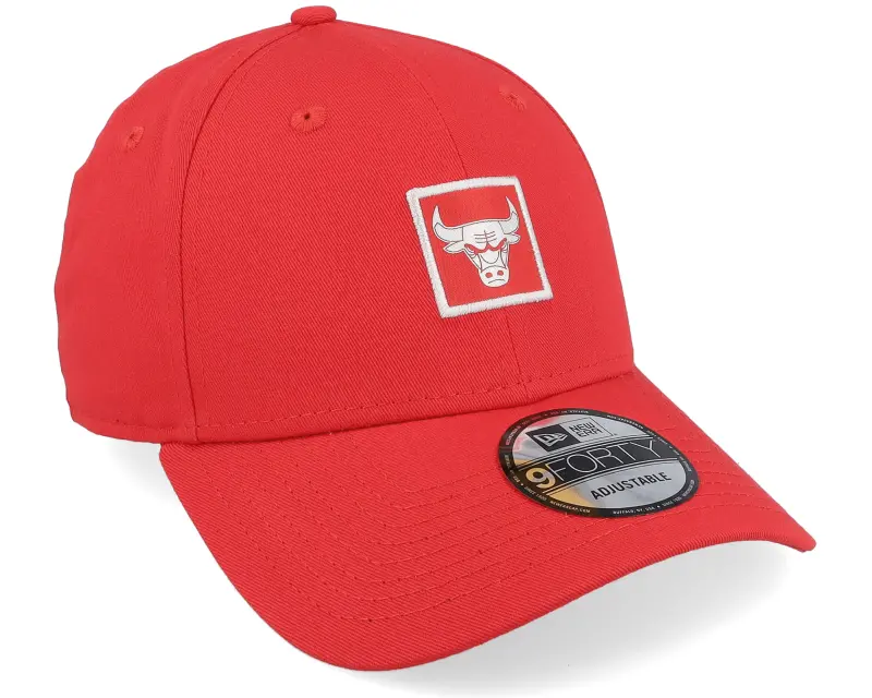 New Era Chicago Bulls Metallic Patch 9FORTY Red Adjustable online