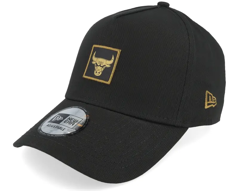 New Era Chicago Bulls Metallic Patch Black A-frame Adjustable online