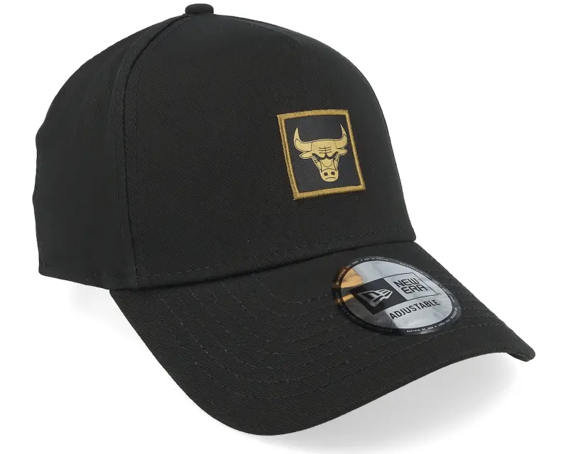 New Era Chicago Bulls Metallic Patch Black A-frame Adjustable online