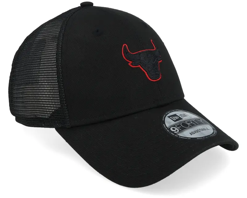 New Era Chicago Bulls NBA 9FORTY Black Trucker online