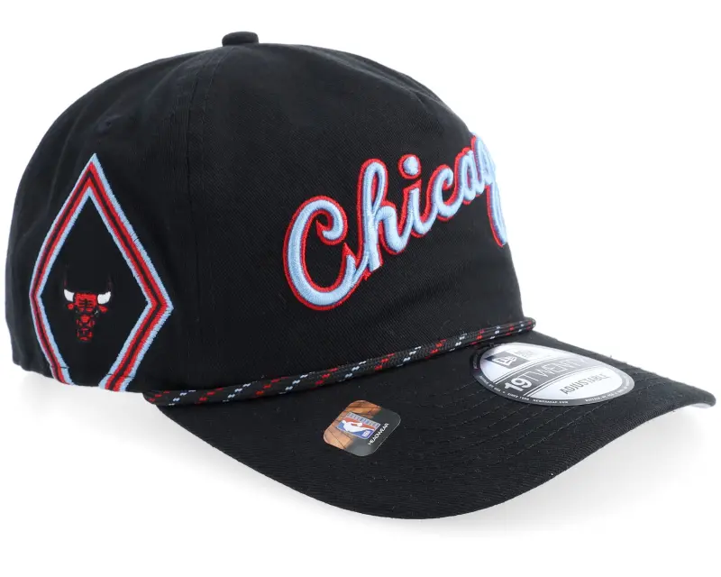 New Era Chicago Bulls NBA 9TWENTY Black A-frame Adjustable online