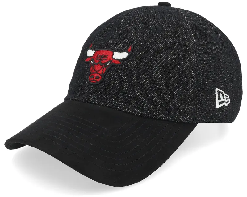 New Era Chicago Bulls NBA Denim Midi 9TWENTY Black Dad Cap online