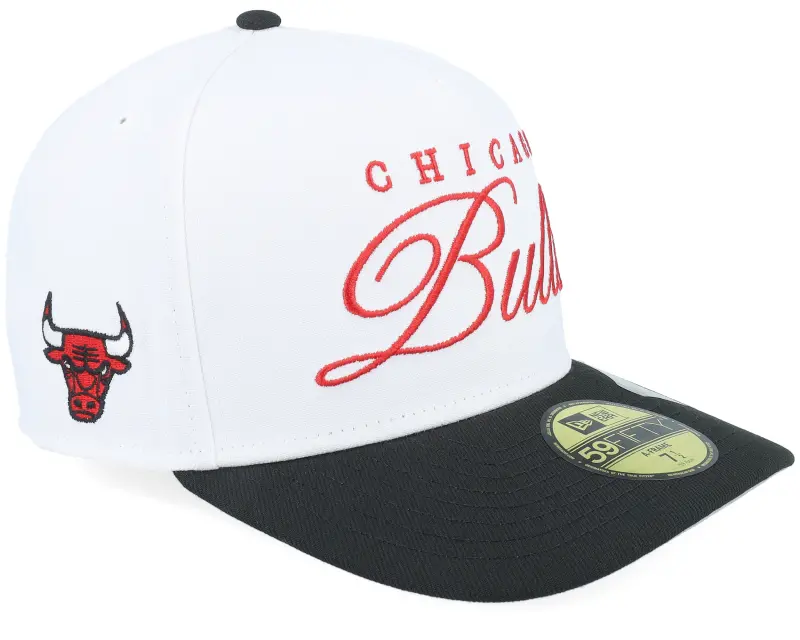 New Era Chicago Bulls NBA Draft 59FIFTY White/Black A-Frame Fitted online