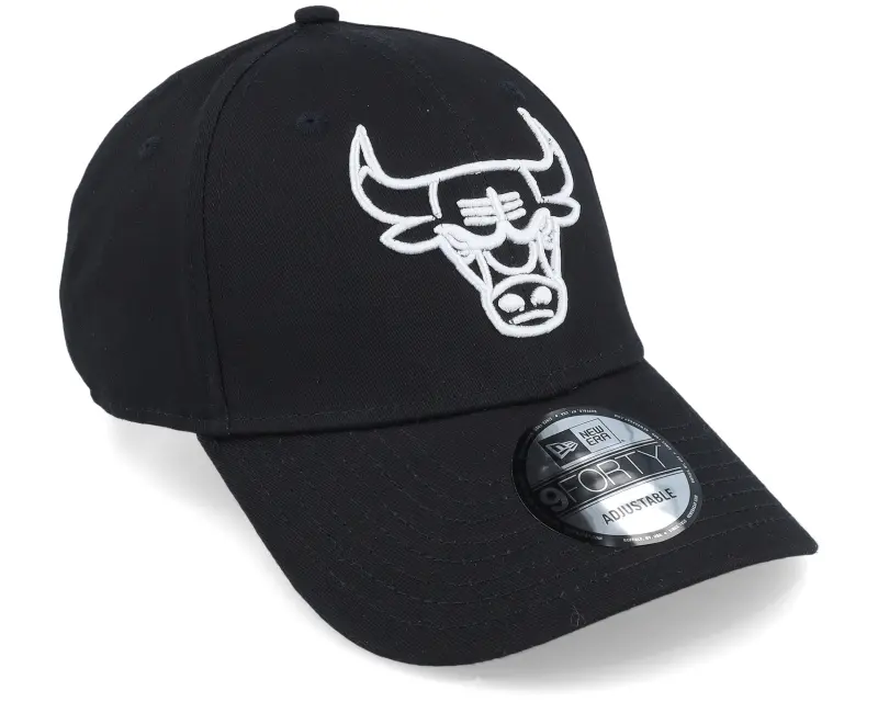New Era Chicago Bulls NBA Essential Outline 9FORTY Black/White Adjustable online