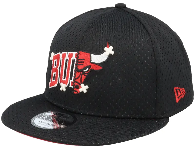 New Era Chicago Bulls NBA Half Stitch 9FIFTY Black Snapback online