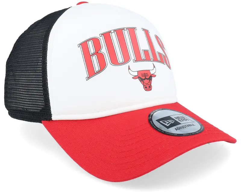 New Era Chicago Bulls NBA Retro White/Black/Scarlet Trucker online