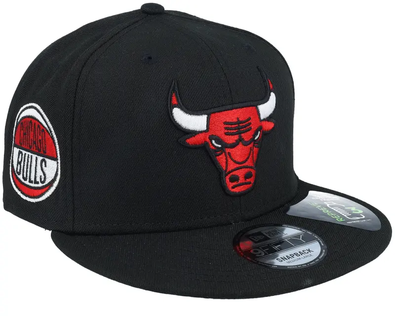 New Era Chicago Bulls Repreve 9FIFTY Black/Scarlet Snapback online