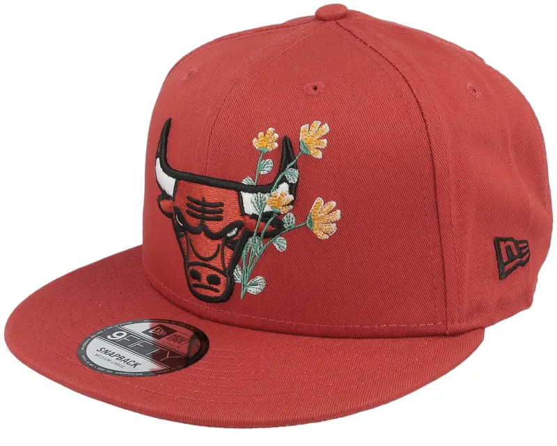 New Era Chicago Bulls Seasonal Flower 9FIFTY Terracotta Snapback online