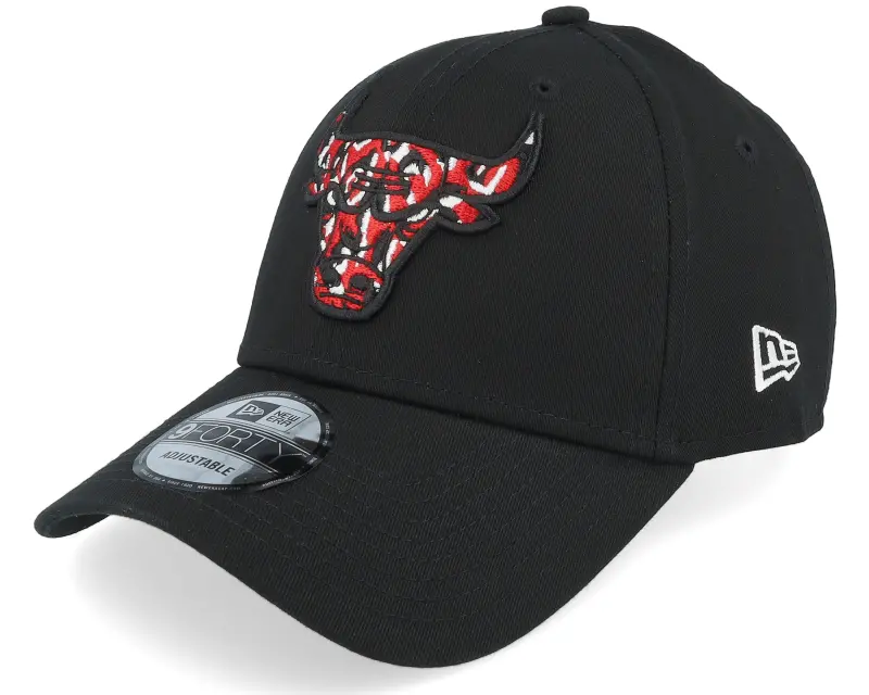 New Era Chicago Bulls Seasonal Infill 9FORTY Black Adjustable online