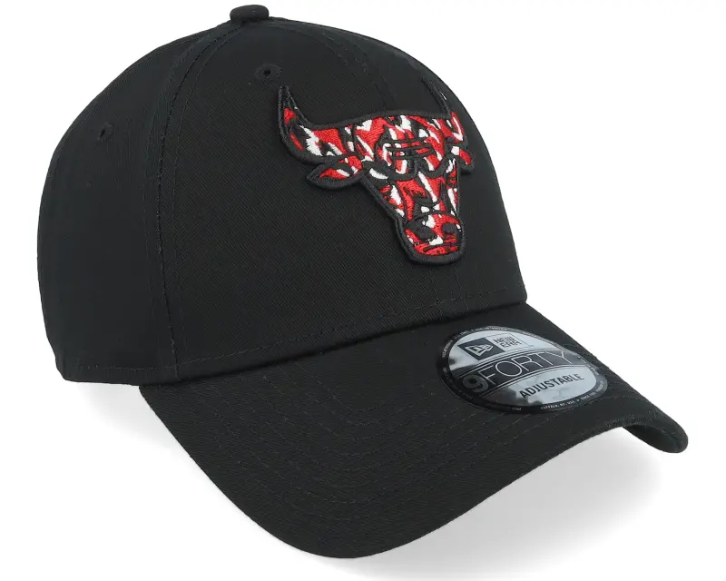 New Era Chicago Bulls Seasonal Infill 9FORTY Black Adjustable online