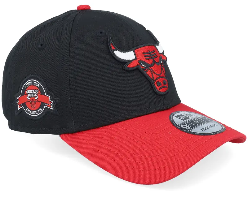 New Era Chicago Bulls Side Patch 9FORTY Black/Red Adjustable online