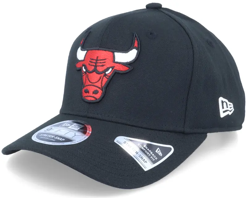 New Era Chicago Bulls Stretch Snap 9Fifty Black/Red/White Snapback- New Era online
