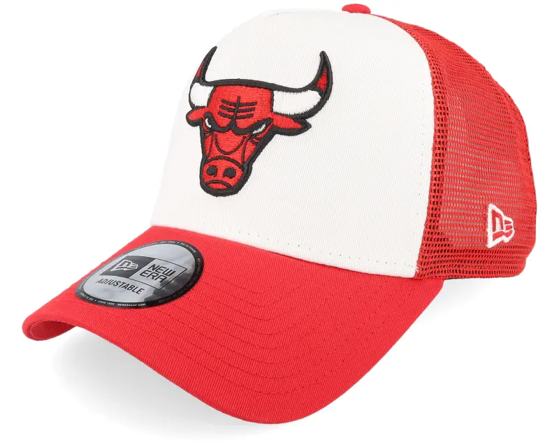 New Era Chicago Bulls Team Color White/Red A-Frame Trucker online