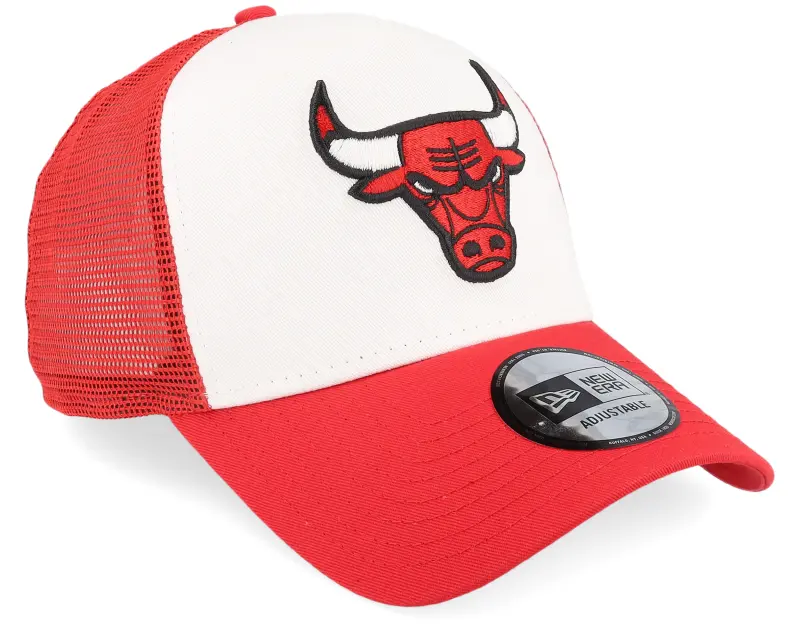 New Era Chicago Bulls Team Color White/Red A-Frame Trucker online