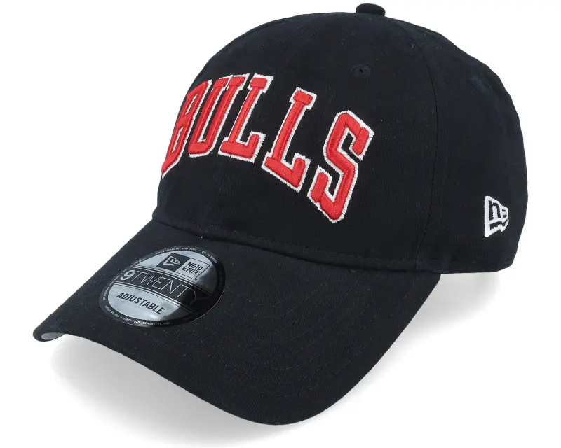 New Era Chicago Bulls Team Script 9TWENTY Black Dad Cap online