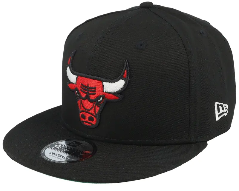 New Era Chicago Bulls Team Side Patch 9FIFTY Black Snapback online