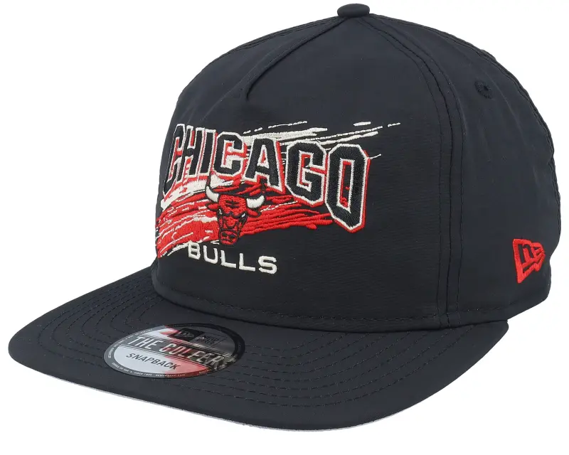New Era Chicago Bulls Throwback Brush Black Strapback online